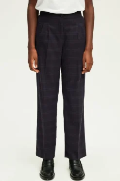 Pantalon carotte à carreaux - NOUHA | Pablo Sale