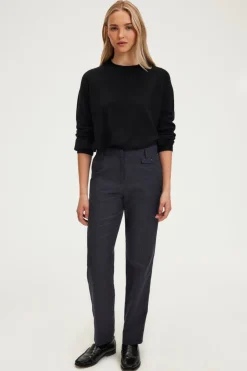 Pantalon slim à petits carreaux - NOLWENN | Pablo Sale