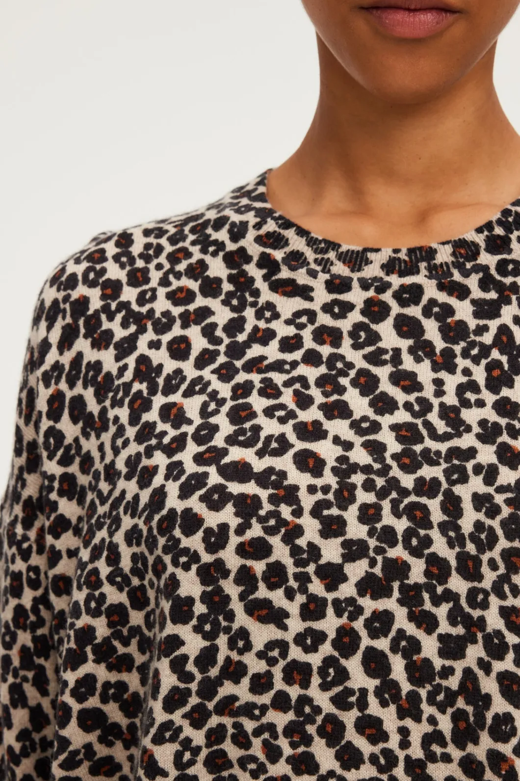 Pull col rond léopard - JACQUEMINE | Pablo Hot