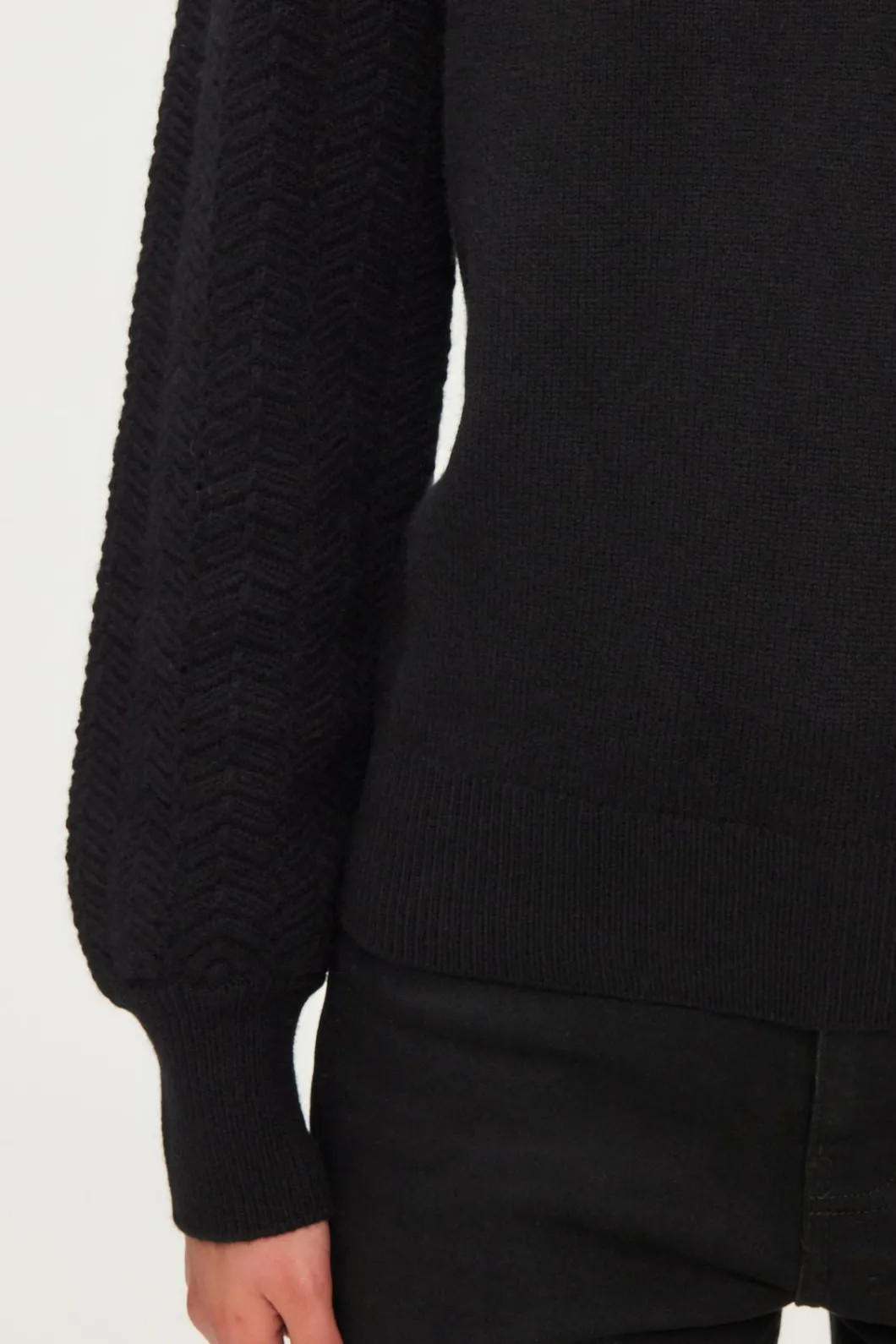 Pull en laine à manches ajourées - JANITA | Pablo Discount