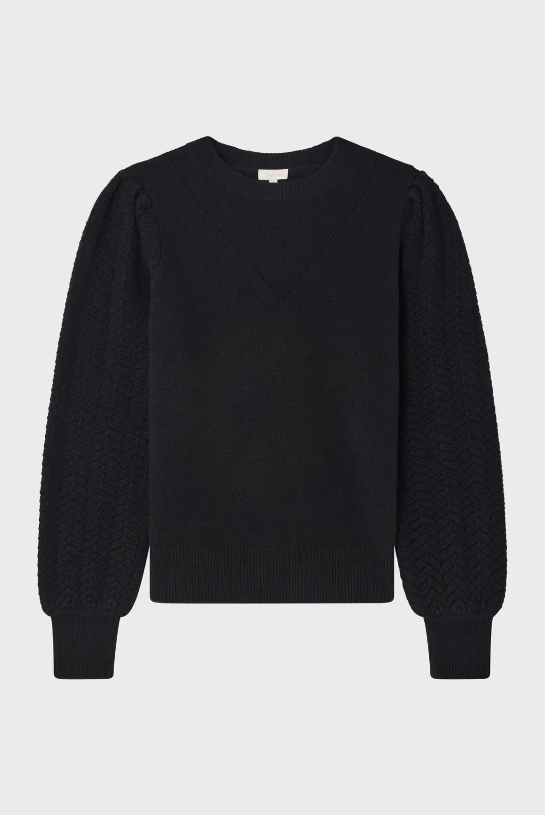 Pull en laine à manches ajourées - JANITA | Pablo Discount