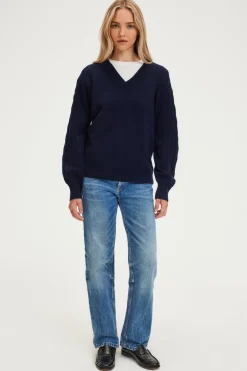 Pull en laine aux manches ajourées - JIOTI | Pablo Sale
