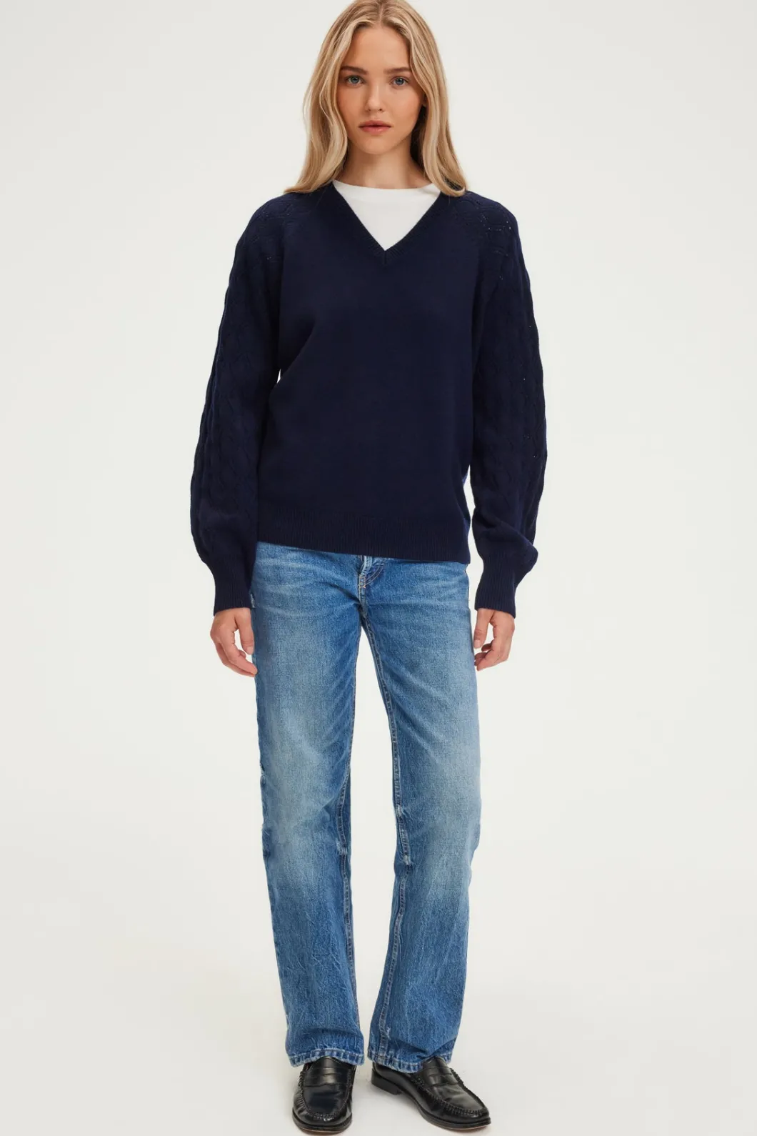 Pull en laine aux manches ajourées - JIOTI | Pablo Sale