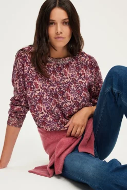 Pull fin à fleurs et lurex - JALYSSA | Pablo Online