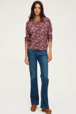 Pull fin à fleurs et lurex - JALYSSA | Pablo Online
