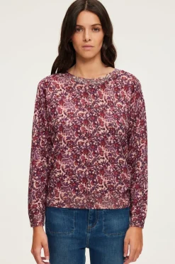 Pull fin à fleurs et lurex - JALYSSA | Pablo Online