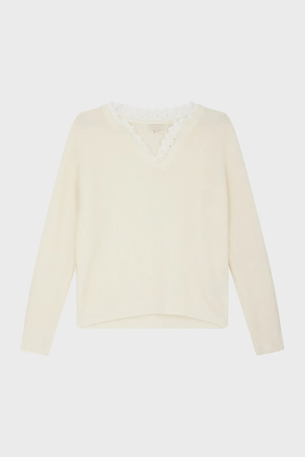 Pull mohair à col dentelle - JULETTE | Pablo Fashion