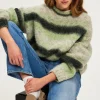 Pull épais oversize à rayures - JOYA | Pablo Clearance