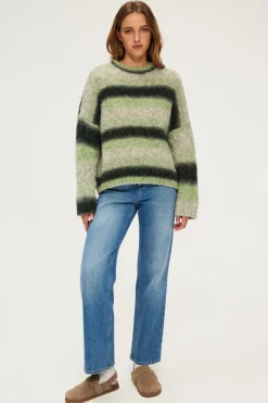 Pull épais oversize à rayures - JOYA | Pablo Clearance