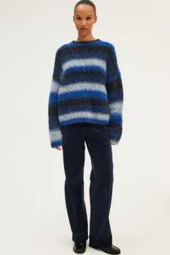 Pull épais oversize à rayures - JOYA | Pablo Best Sale