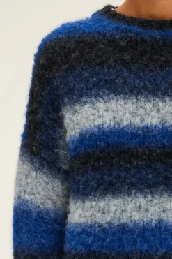 Pull épais oversize à rayures - JOYA | Pablo Best Sale
