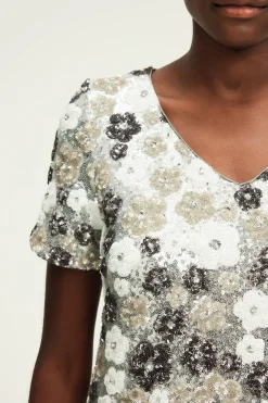 Robe courte à sequins - SIDRA | Pablo Shop