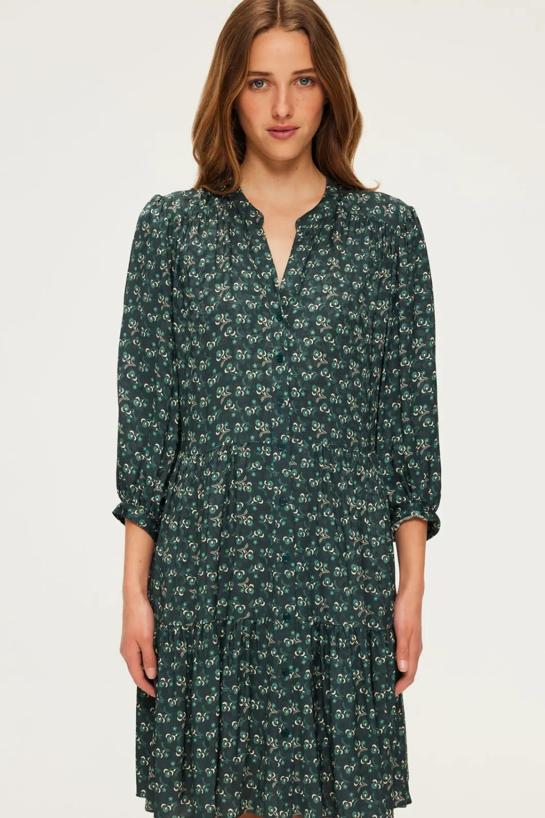 Robe courte et droite à fleurs - SIRINE | Pablo Best