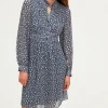 Robe courte imprimé floral bicolore - SHANA | Pablo Discount