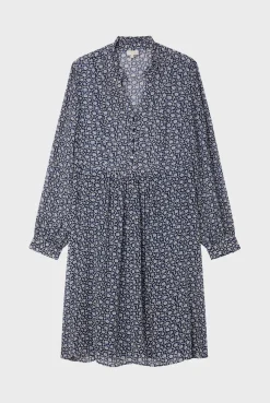 Robe courte imprimé floral bicolore - SHANA | Pablo Discount