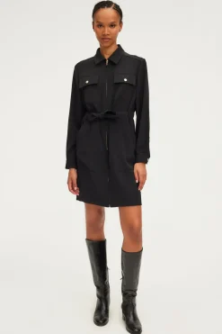 Robe courte zippée à col -SORAYA | Pablo Best Sale