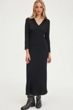 Robe en laine fine à côtes - SYRIELLE | Pablo Store