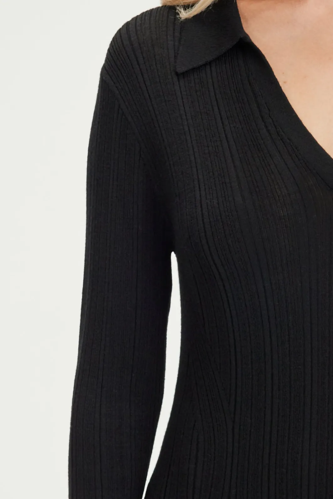 Robe en laine fine à côtes - SYRIELLE | Pablo Store