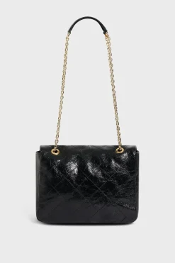Sac travers en cuir matelassé - LEAH | Pablo Best