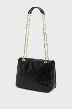 Sac travers en cuir matelassé - LEAH | Pablo Best