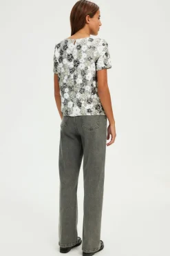 Top à fleurs en sequins - BENITA | Pablo Cheap