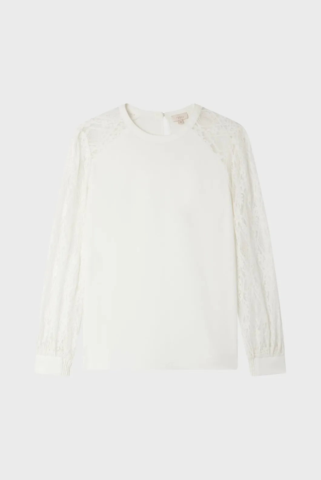 Top aux manches en dentelle - BRELLE | Pablo Clearance