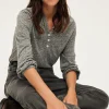 T-shirt manches longues et strass - ALYS | Pablo Flash Sale