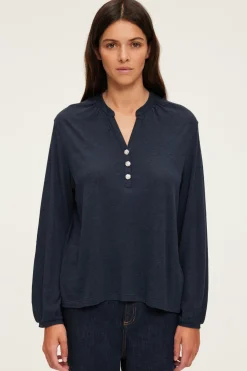 T-shirt manches longues et strass - ALYS | Pablo Best Sale