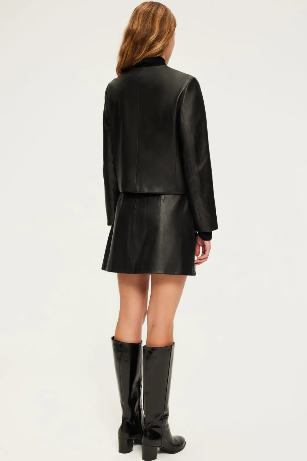 Veste courte en cuir - BURCINE | Pablo New