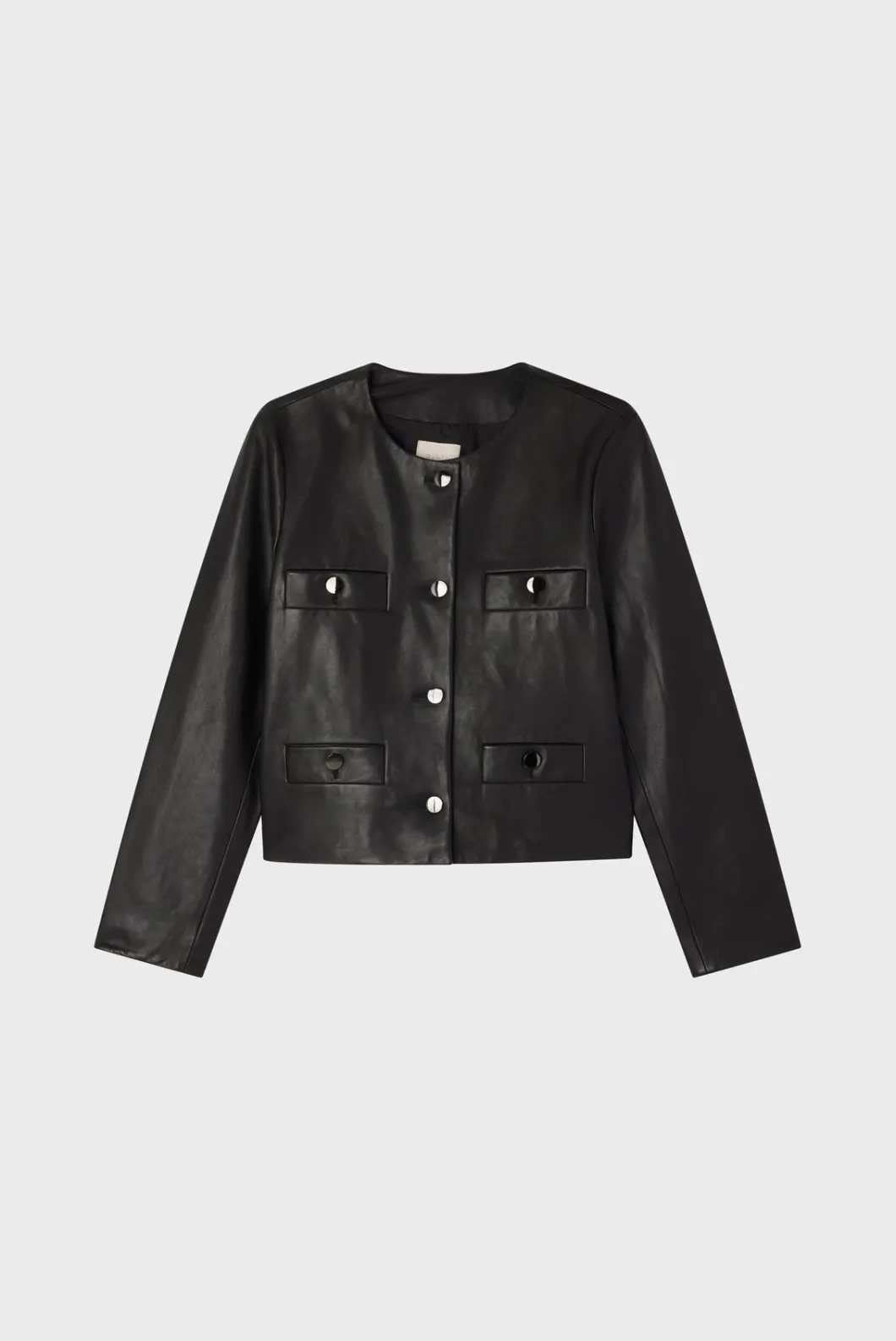 Veste courte en cuir - BURCINE | Pablo New