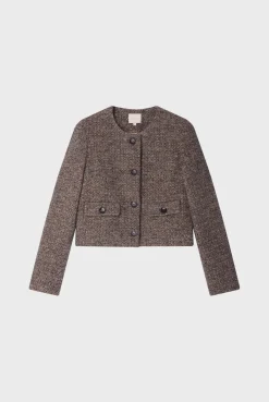 Veste courte tweed et lurex - MARJANE | Pablo New
