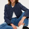 Veste en tweed effet denim - MAUGEEN | Pablo Best Sale