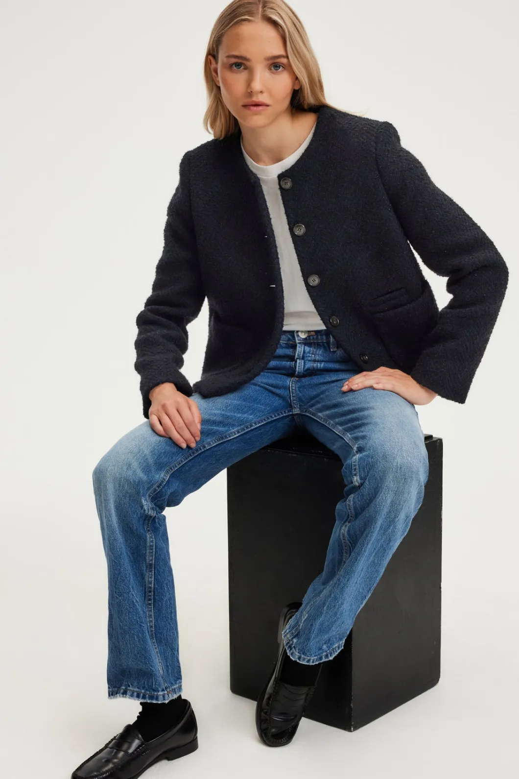 Veste en tweed et lurex - MAYLINE | Pablo Outlet