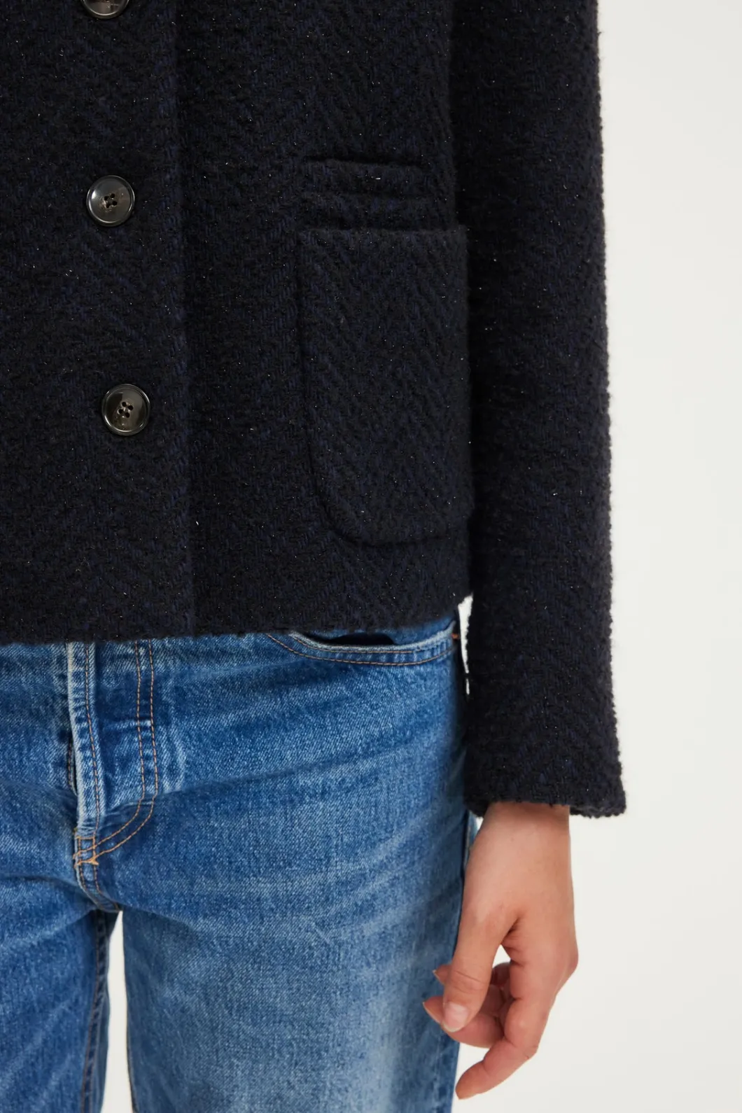 Veste en tweed et lurex - MAYLINE | Pablo Outlet